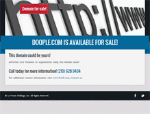 Tablet Screenshot of doople.com